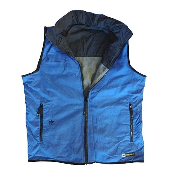 VTG Nautica Competition Blue Grey Reversible Insulated Vest Men's XL